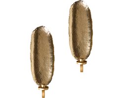 BELIANI FEIJO - Wandkandelaar set van 2 - Goud - IJzer