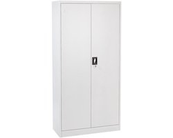 BELIANI FELDSPAR - Kantoorkast - Wit - Staal