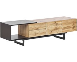 BELIANI FIORA - TV-meubel - Lichte houtkleur - MDF