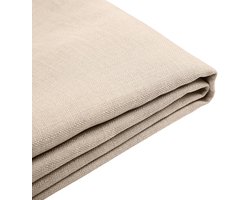 BELIANI FITOU - Bekleding bed - Zandbeige - 180 x 200 cm - Polyester