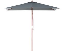 BELIANI FLAMENCO - Parasol - Donkergrijs - 195 cm - Polyester