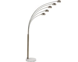 BELIANI FLINDERS - Staande lamp - Goud - Metaal