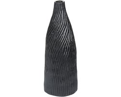 BELIANI FLORENTIA - Decoratieve vaas - Zwart - Terracotta