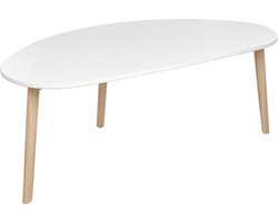 BELIANI FLY - Salontafel - Wit - 45 x 120 cm - MDF
