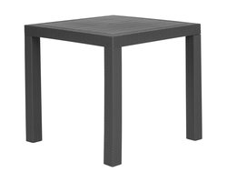 BELIANI FOSSANO - Tuintafel - Grafietgrijs - 80 x 80 cm - Synthetisch