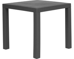 Beliani FOSSANO - Tuintafel - Grijs - Kunststof