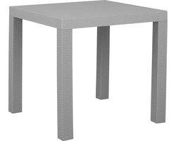 Beliani FOSSANO - Tuintafel - Grijs - Kunststof