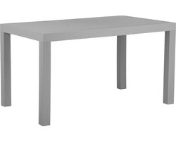 Beliani FOSSANO - Tuintafel - Grijs - Kunststof