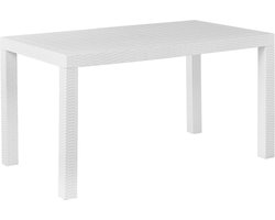 Beliani FOSSANO - Tuintafel - Wit - Kunststof