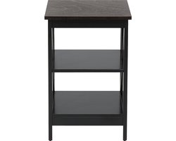 BELIANI FOSTER - Bijzettafel - Zwart - MDF