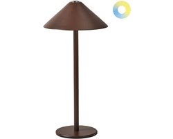 BELIANI FRANCOLI - Tafellamp - Bruin - Aluminium