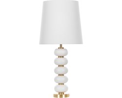 BELIANI FRIO - Tafellamp - Wit - Staal