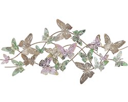 Beliani GALLIUM - Wanddecoratie - Multicolor - IJzer