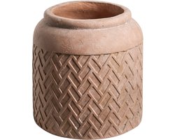 BELIANI GERAKAS - Bloempot - Beige - 35 x 35 x 36 cm - Klei-vezelmengsel