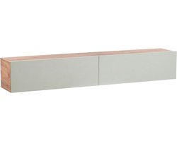 BELIANI GLADSTONE - Wand TV-meubel - Lichtgroen - 180 cm - Vezelplaat
