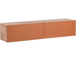BELIANI GLADSTONE - Wandgemonteerd TV-meubel - Rood - 140 cm - Vezelplaat