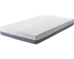 BELIANI GLEE - Traagschuimmatras Stevig - Grijs - 80 x 200 cm - Polyester