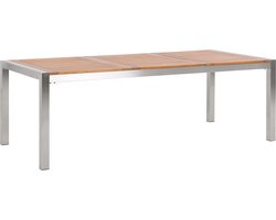 Beliani GROSSETO - Tuintafel - Lichte houtkleur - Eucalyptushout
