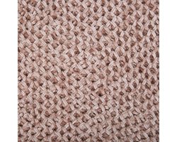 BELIANI HAIFA - Plaid - Pastelroze - 150 x 200 cm - Polyester