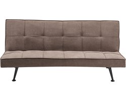 BELIANI HASLE - Slaapbank 3-zits - Bruin - Polyester