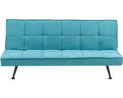 BELIANI HASLE - Slaapbank 3-zits - Zeeblauw - Polyester