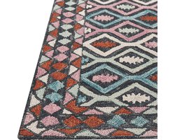 BELIANI HAYMANA - Vloerkleed - Multicolor - 200 x 200 cm - Wol