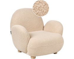 BELIANI HEM - Kinderfauteuil - Beige - Bouclé