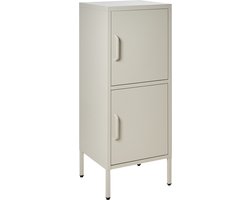 BELIANI HURON - Kantoorkast - Beige - Staal