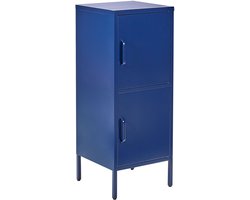 BELIANI HURON - Kantoorkast - Marineblauw - Staal