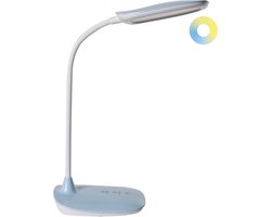 BELIANI HYDRA - Bureaulamp LED - Blauw - Synthetisch materiaal