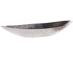 Beliani IBRASH - Decoratieve schaal - Zilver - Aluminium