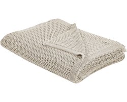 BELIANI ILEN - Bedsprei - Lichtbeige - 150 x 200 cm - Katoen