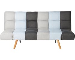 BELIANI INGARO - Slaapbank 3-zits - Blauw/Grijs - Polyester