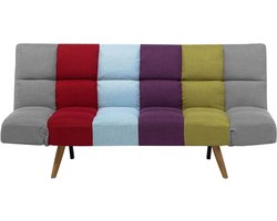 BELIANI INGARO - Slaapbank 3-zits - Lichtblauw - Polyester