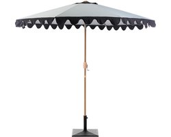 BELIANI ISOLOTTO - Tuinparasol - Grijs - 270 cm - Polyester