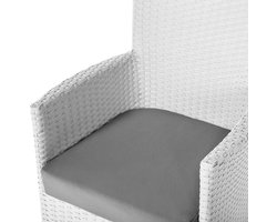 Beliani ITALY - Stoelkussens - Grijs - Polyester