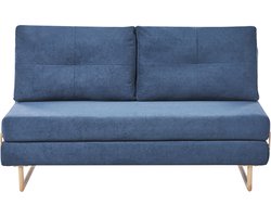 BELIANI JERSLEV - 3-zits slaapbank - blauw - Stof