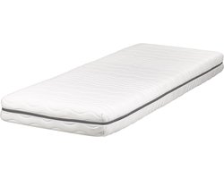 BELIANI JOLLY - Traagschuimmatras - Wit - 80 x 200 cm - Traagschuim