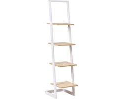 BELIANI JOPLIN - Boekenkast - Wit - Vezelplaat