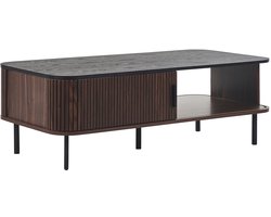 Beliani JOSE - Salontafel - Donkere houtkleur - MDF