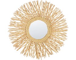BELIANI KALASIN - Wandspiegel - Natuurlijk - Rotan