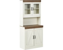 BELIANI KALBARRI - Buffetkast - Gebroken wit - Vezelplaat