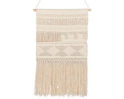 Beliani KAMOKE - Wanddecoratie - Beige - Katoen