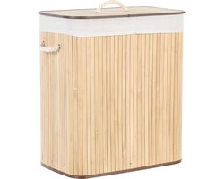 Beliani KANDY - Mand - Lichte houtkleur - Bamboehout
