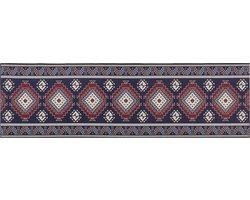 BELIANI KANGAL - Loper tapijt - Donkerblauw - 60 x 200 cm - Polyester