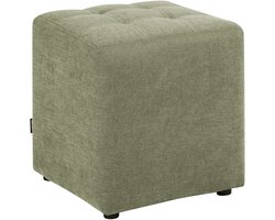 BELIANI KANSAS - Voetenbank - Groen - 38 cm - Polyester