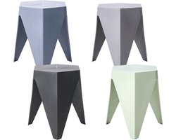 BELIANI KARAVOS - Tuinkruk set van 4 - Meerkleurig - Synthetisch materiaal