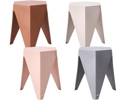 BELIANI KARAVOS - Tuinkruk set van 4 - Multicolor - Synthetisch materiaal