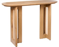 BELIANI KARLO - Sidetable - Lichtbruin - MDF