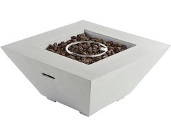 BELIANI KATMAI - Vuurkorf - Lichtgrijs - Glasvezelbeton